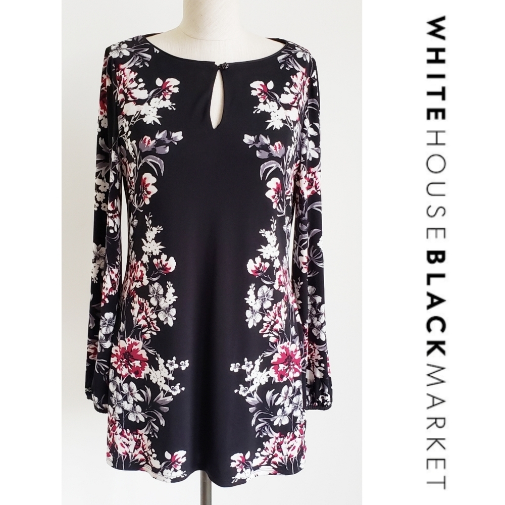 WHBM floral printed mini dress